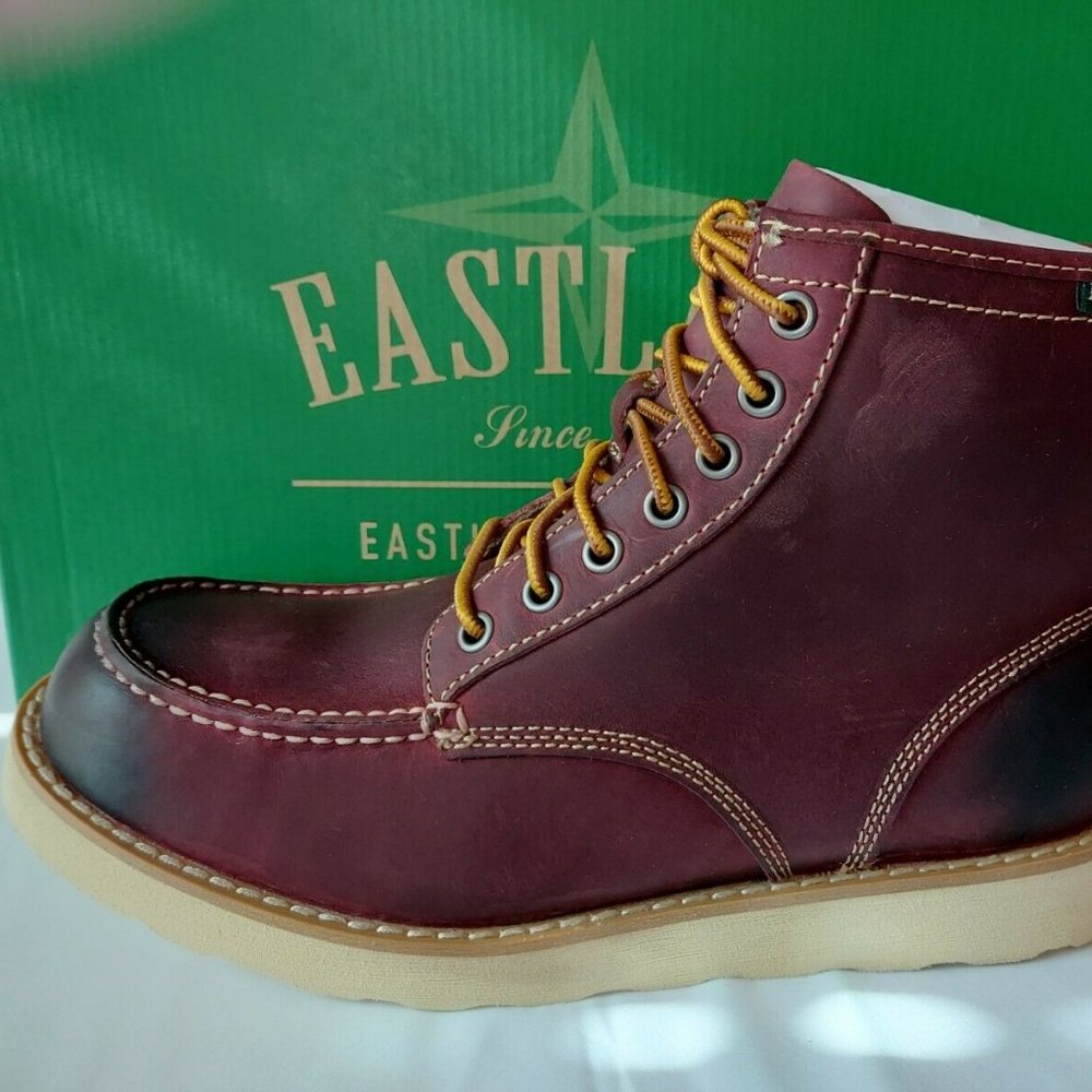 Eastland Lumber Up Leather Boot Mens Oxblood Red - Picture 3 of 8